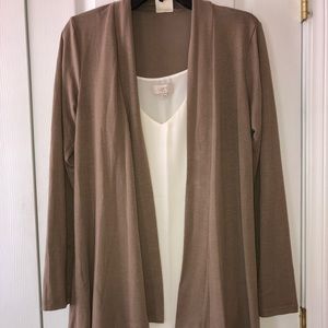 Sand Colored Long Sweater